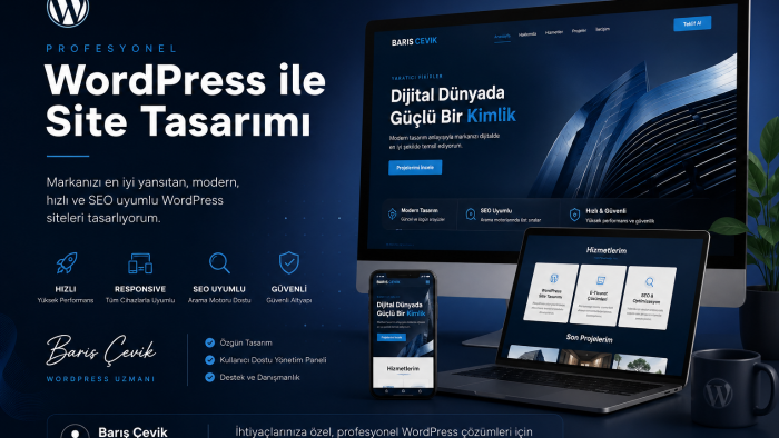 WordPress ile anahtar teslim kurumsal site kurarım