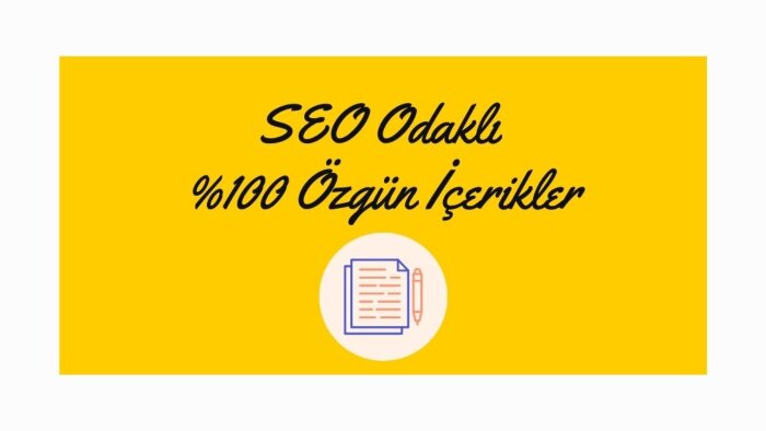 SEO odaklı tamamen özgün makaleler yazarım