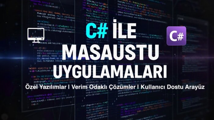 C# ile isteğinize göre masaüstü uygulaması geliştiririm