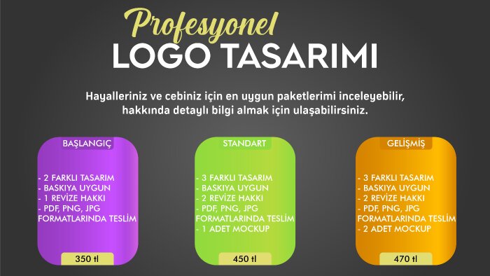 hayalinizdeki logo tasarımını yapabilirim