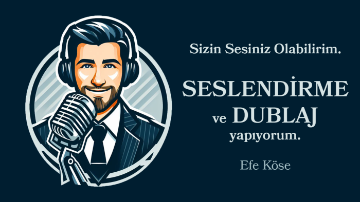 seslendirme ve dublaj hizmeti veriyorum