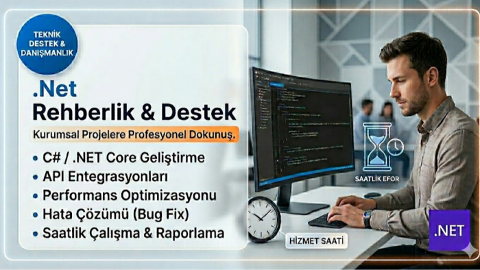 .NET projeleriniz için teknik mimari danışmanlığı yaparım