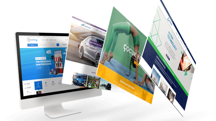 size  hazır tasarım admin panelli web sitesi kurabilirim
