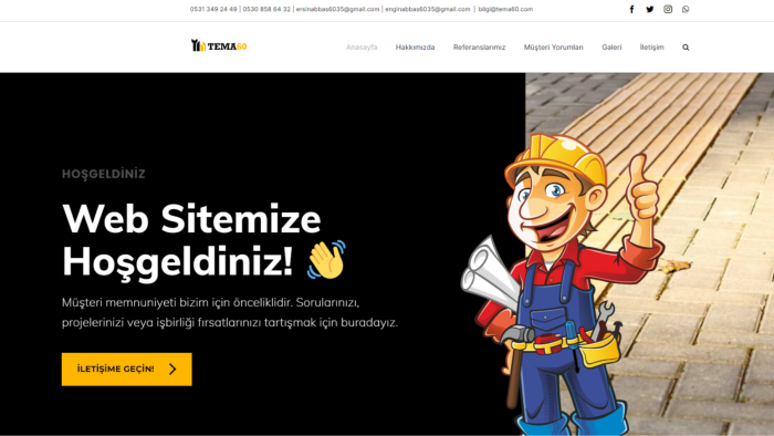 profesyonel "WordPress" siteleri yaparım