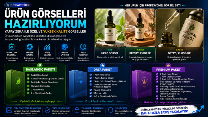 e-ticaret için satış odaklı ürün görselleri hazırlayabilirim