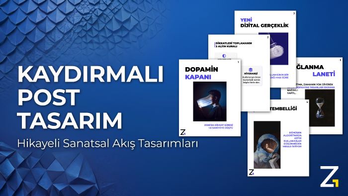 Sosyal medya hesaplarınız için kaydırmalı post tasarlarım