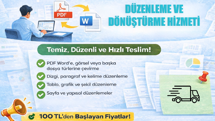 PDF Word’e çevirebilir ve dosyalarınızı düzenleyebilirim