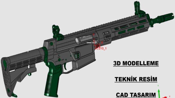 profesyonel 3D teknik çizim ve modelleme yapıyorum