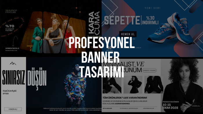 banner ve slider tasarlarım
