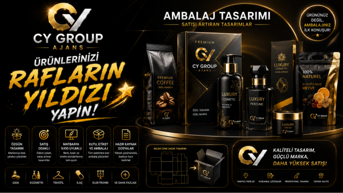 ürünleriniz için premium ambalaj ve etiket tasarlarım
