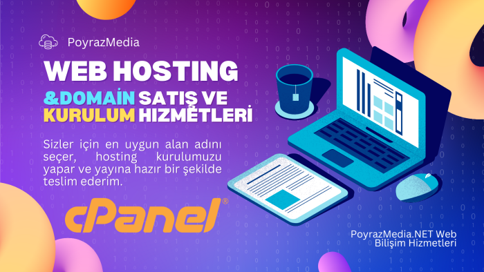 domain ve hosting satış ve kurulum hizmetleri sunuyorum
