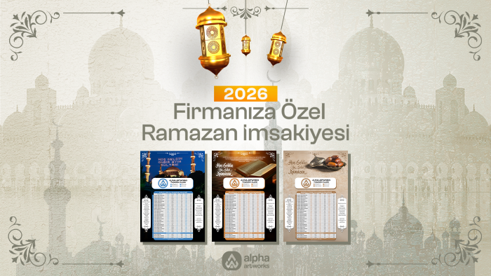 firmanıza özel 2026 ramazan imsakiyesi tasarlayabilirim