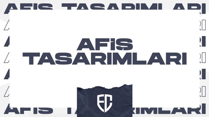 Afiş tasarımlarınızı özgün şekilde yapabilirim