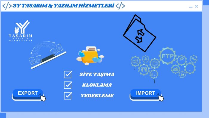 wordpress sitenizi taşıma, klonlama ve yedekleme yapabilirim