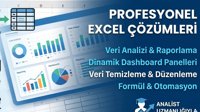 profesyonel excel raporlama ve veri temizleme yaparım