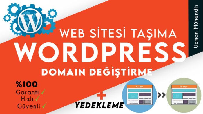 wordpress sitenizi farklı sunucu ve domaine taşıyabilirim