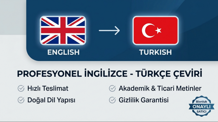 metinlerinizi doğal ve profesyonel şekilde çeviriyorum