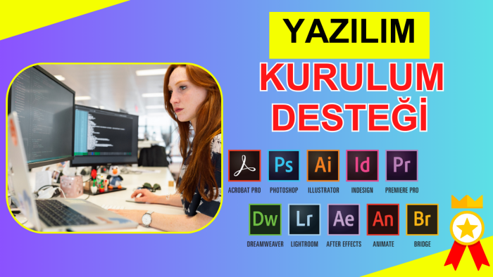 Adobe grafik tasarım programlarını kurabilirim