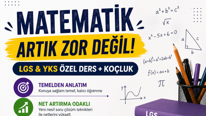 matematik korkusunu bitiren birebir özel ders veririm