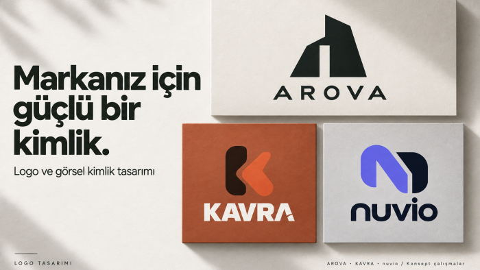 logo ve görsel kimlik tasarımları yaparım