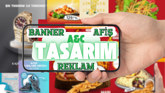  sosyal medya ve reklamlar için bannerlar tasarlarım