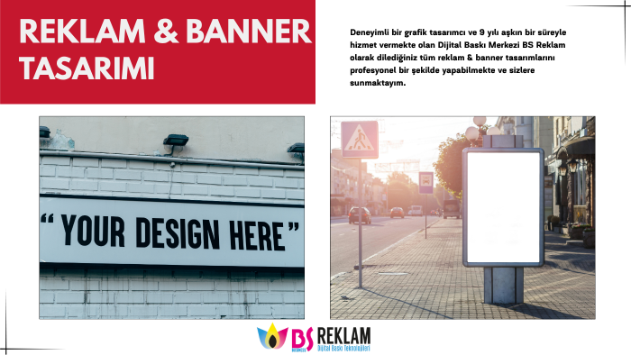profesyonel bir şekilde reklam & banner tasarımları yaparım