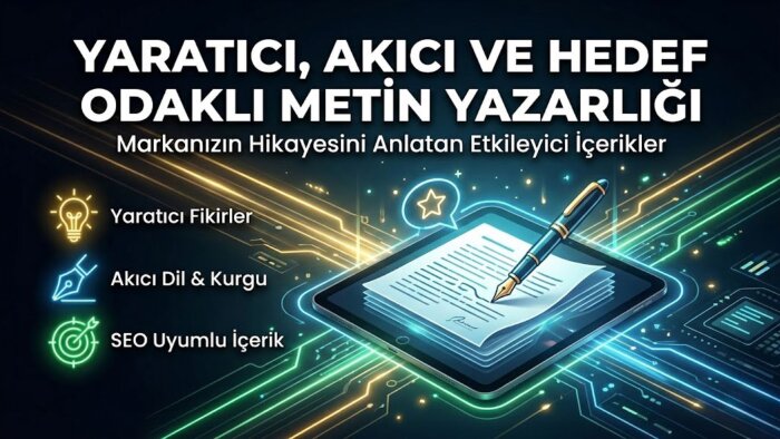 markan için etkileyici ve akıcı metinler yazıyorum