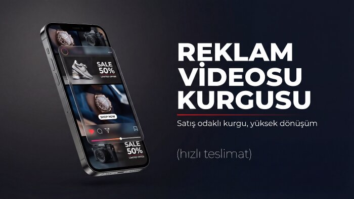 markanıza özel dönüşüm odaklı reklam videoları yaparım