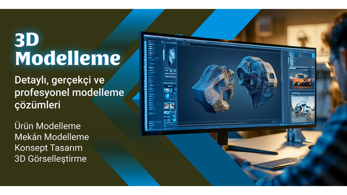 profesyonel 3D modelleme & görselleştirme yapabilirim