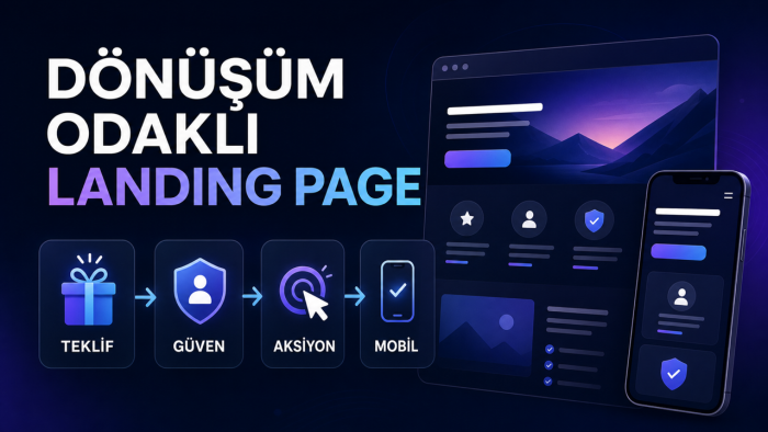 satış odaklı ve mobil uyumlu landing page geliştiririm