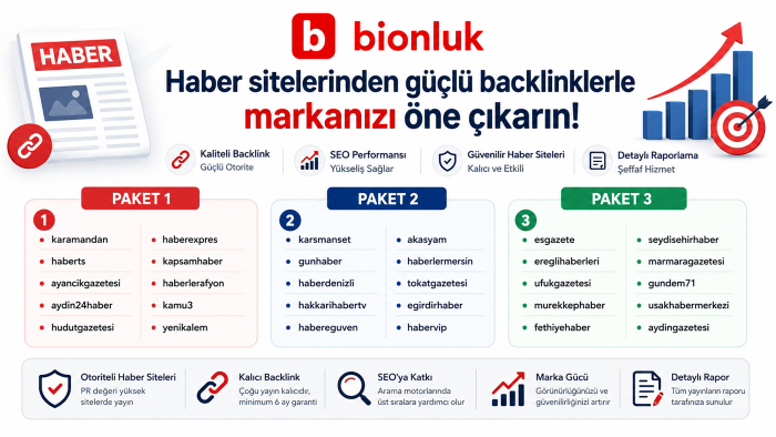 haber sitelerinde tanıtım yazınız ile backlink sağlarım