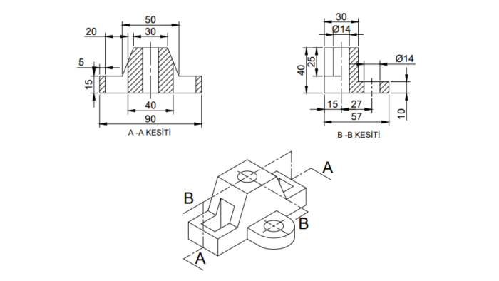 AutoCAD görünüş/perspektif çiziyorum