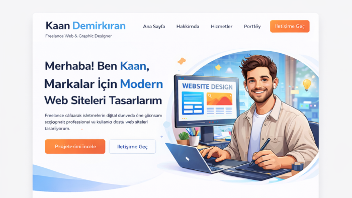 markalar için modern web siteleri tasarlarım