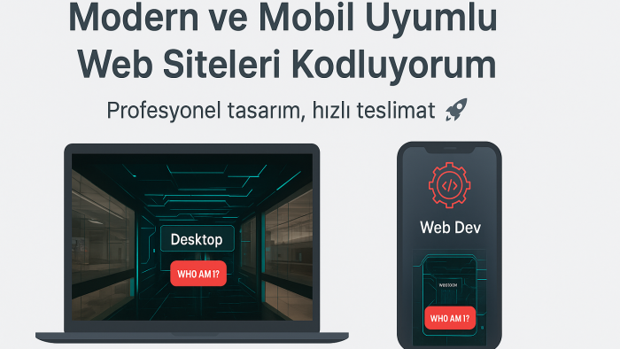 modern, hızlı ve mobil uyumlu web siteleri geliştiririm