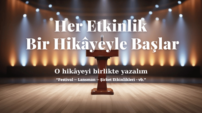 etkinliklere özel profesyonel ve duygulu metin yazarım