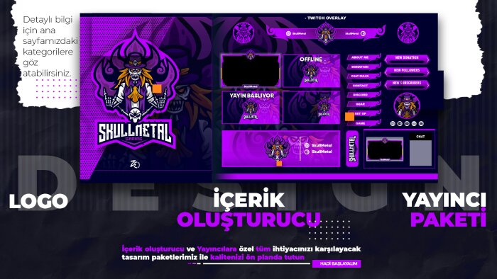 Youtube, Twitch Banner tasarımı yaparım