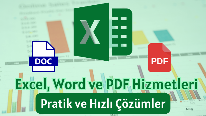 excel işlerinizi istediğiniz şekilde yaparım