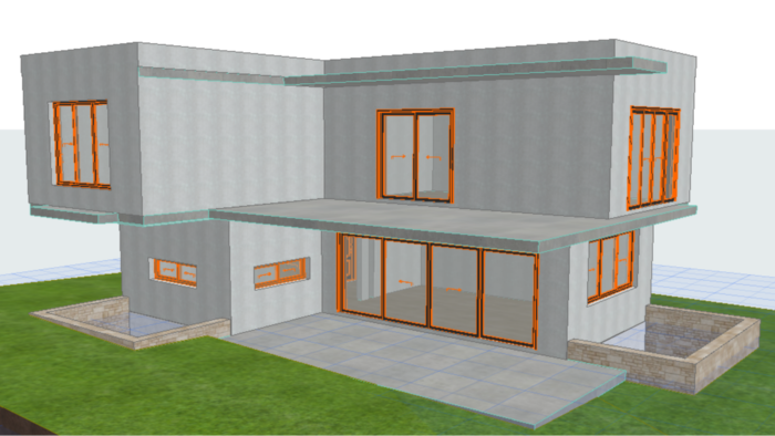 projeleriniz için detaylı Archicad modelleri hazırlarım