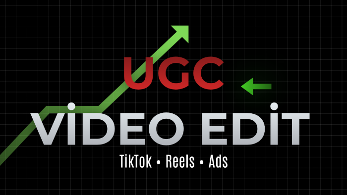 UGC video edit ile reklam videoları hazırlarım