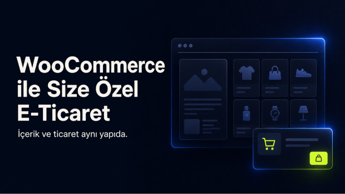 WooCommerce e ticaret sitenizi tasarlar ve kurarım