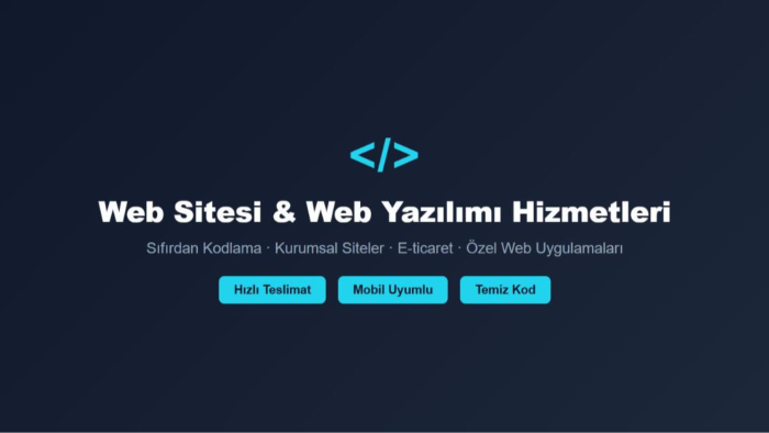 web sitenizi sıfırdan kodlayıp teslim ederim