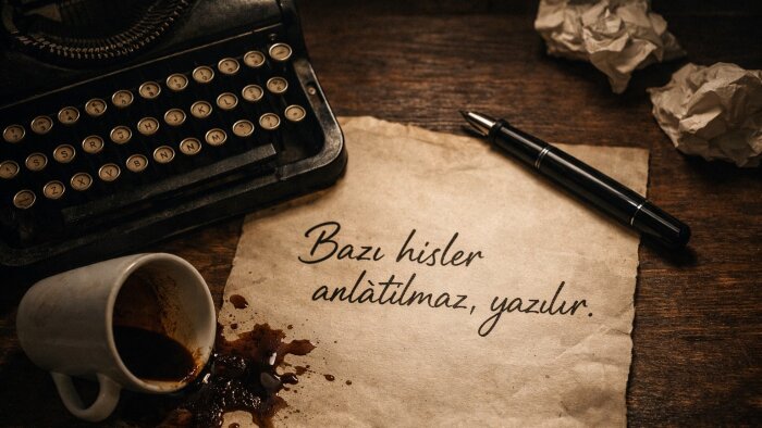 kelimelerle duygu kurar, hisleri metne dönüştürürüm