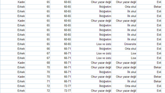 Spss'te veri girişi ve veri analizi yapabilirim