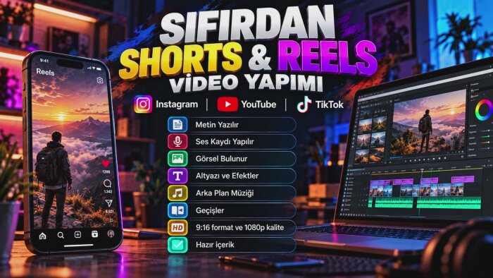 sizin için sıfırdan Shorts/Reels videoları hazırlayabilirim
