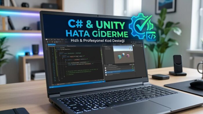 C# ve unity projelerinizdeki teknik hataları gideririm