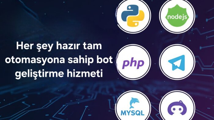 Discord ve Telegram Bot'ları yaparım