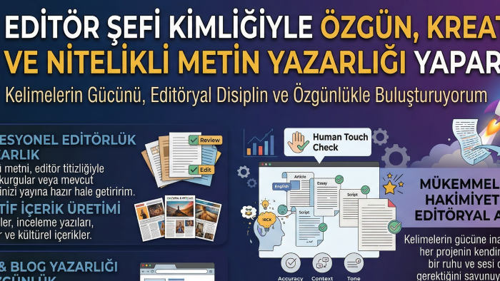 çok iyi metin yazarlığı yapabilirim
