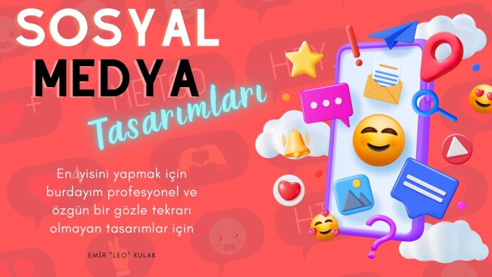 instagram ve sosyal medya postları tasarlıyorum
