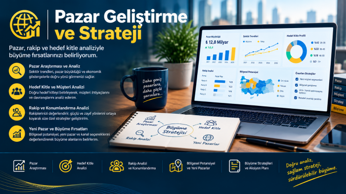 pazara uygun pazarlama stratejileri geliştiriyorum