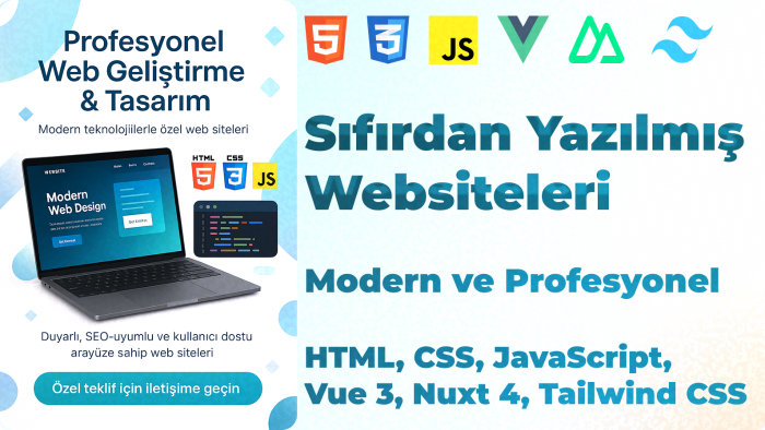 modern web siteleri yaparım